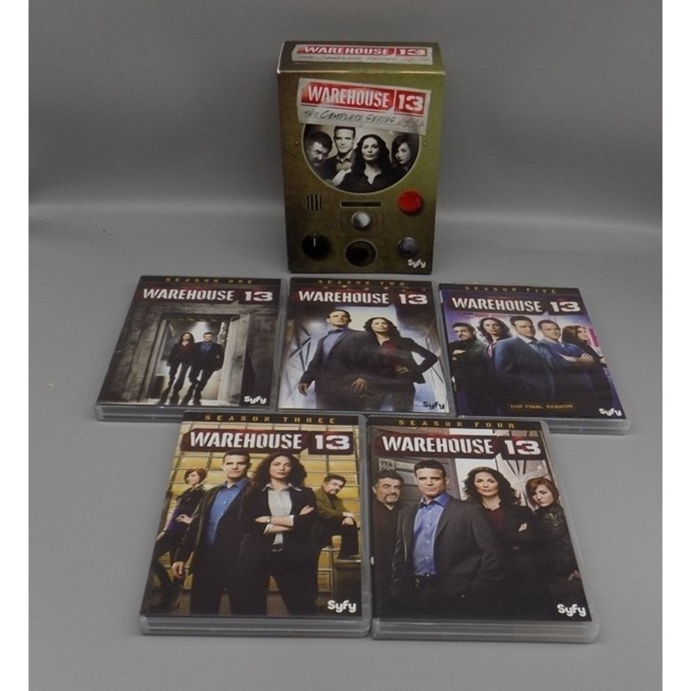 Warehouse 13 DVD Complete Series 5 Seasons SYFY Science Fiction Bag It & Tag It